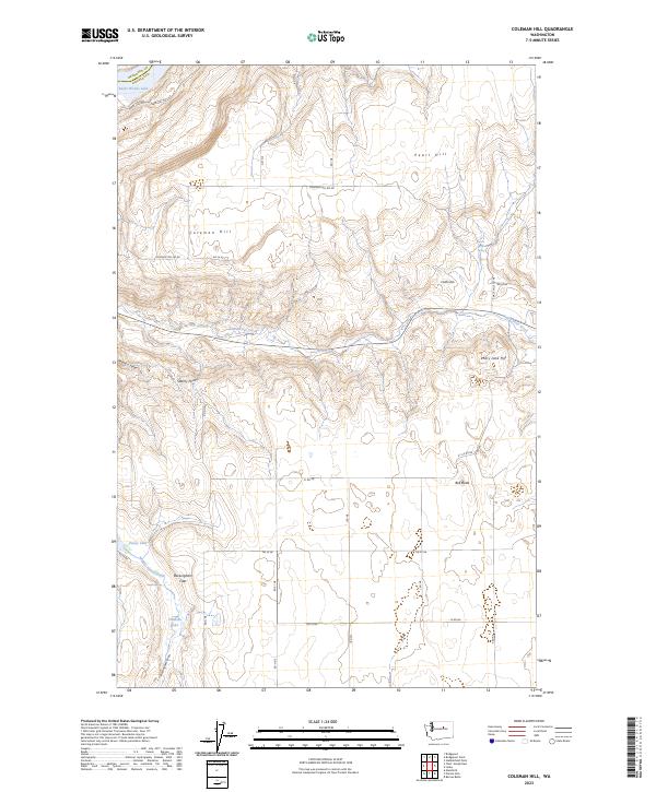 USGS Topographic Map – Coleman Hill