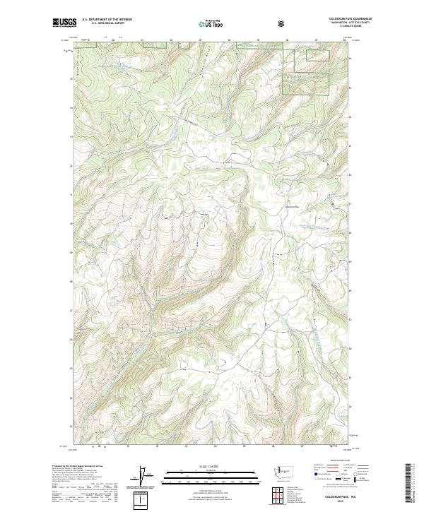 USGS Topographic Map – Colockum Pass