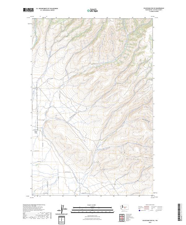 USGS Topographic Map – Colockum Pass SE