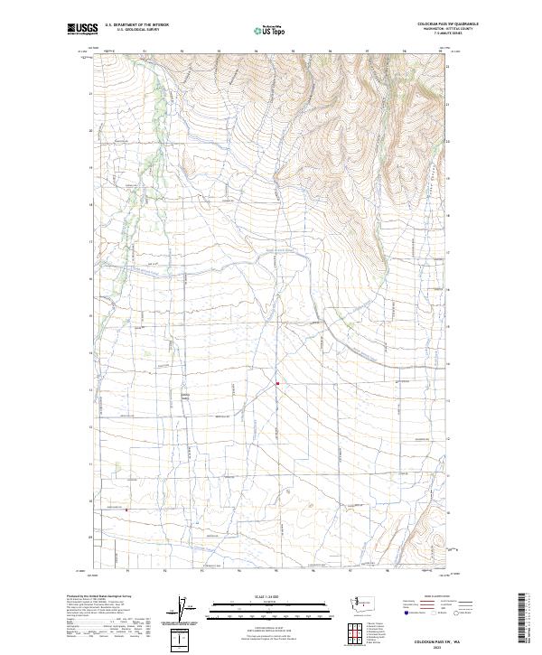 USGS Topographic Map – Colockum Pass SW