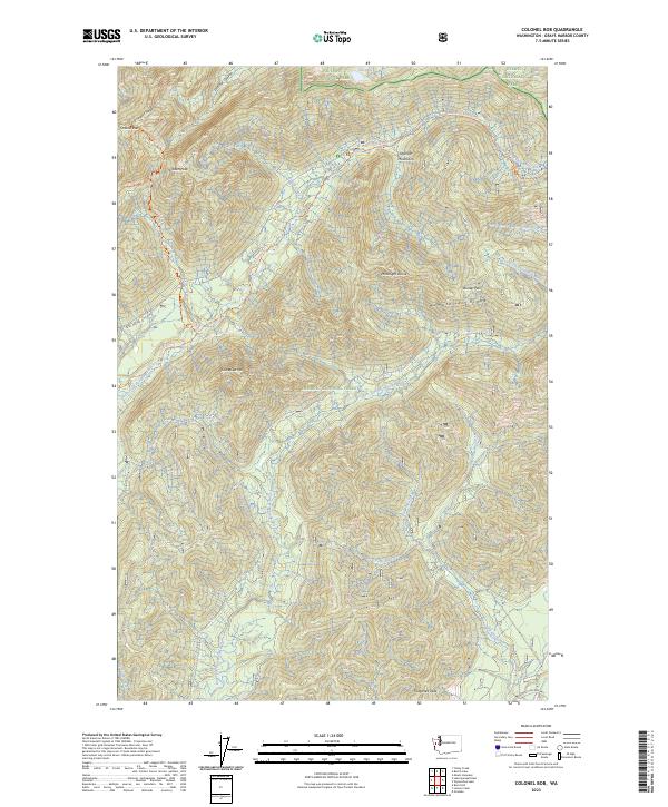 USGS Topographic Map – Colonel Bob