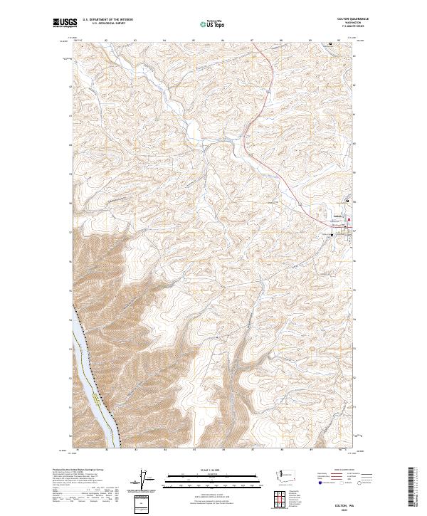 USGS Topographic Map – Colton