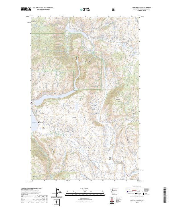 USGS Topographic Map – Conconully East