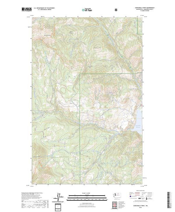 USGS Topographic Map – Conconully West