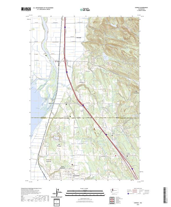 USGS Topographic Map – Conway