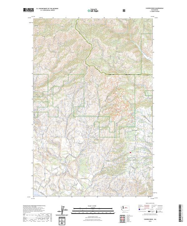 USGS Topographic Map – Cooper Ridge