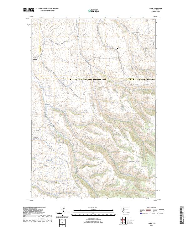 USGS Topographic Map – Coppei