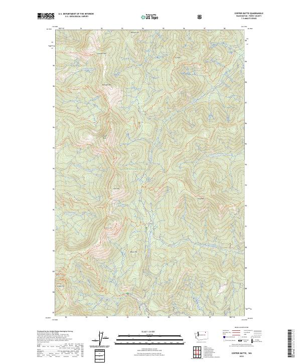 USGS Topographic Map – Copper Butte