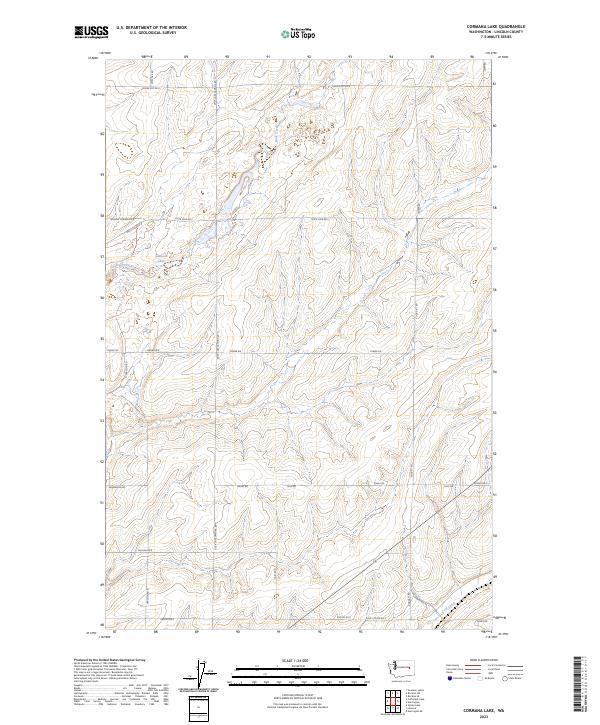 USGS Topographic Map – Cormana Lake
