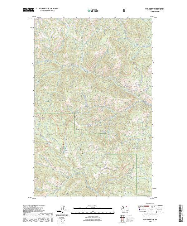 USGS Topographic Map – Coxit Mountain