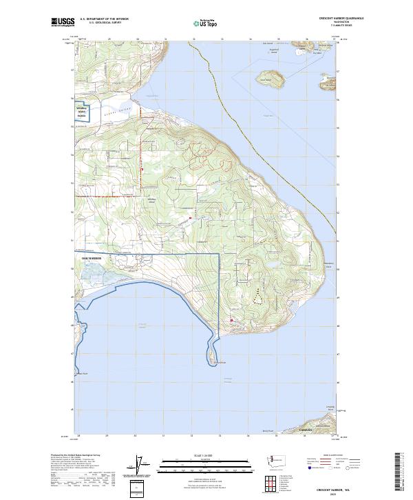 USGS Topographic Map – Crescent Harbor