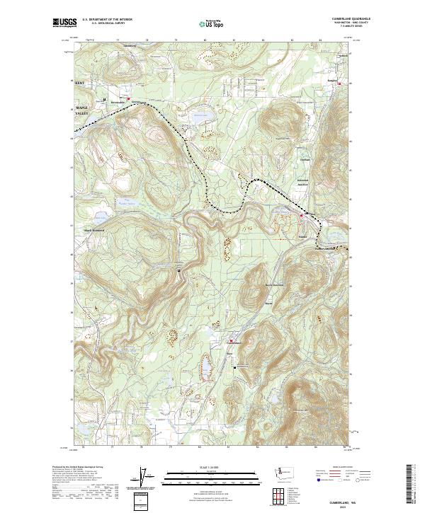 USGS Topographic Map – Cumberland