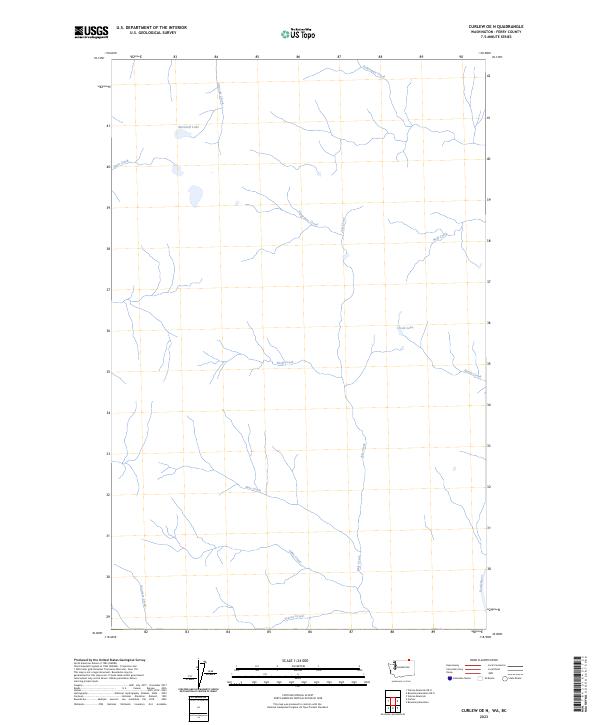 2023 Map of Curlew OE N, 2023 Print