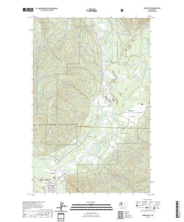 USGS Topographic Map – Darrington