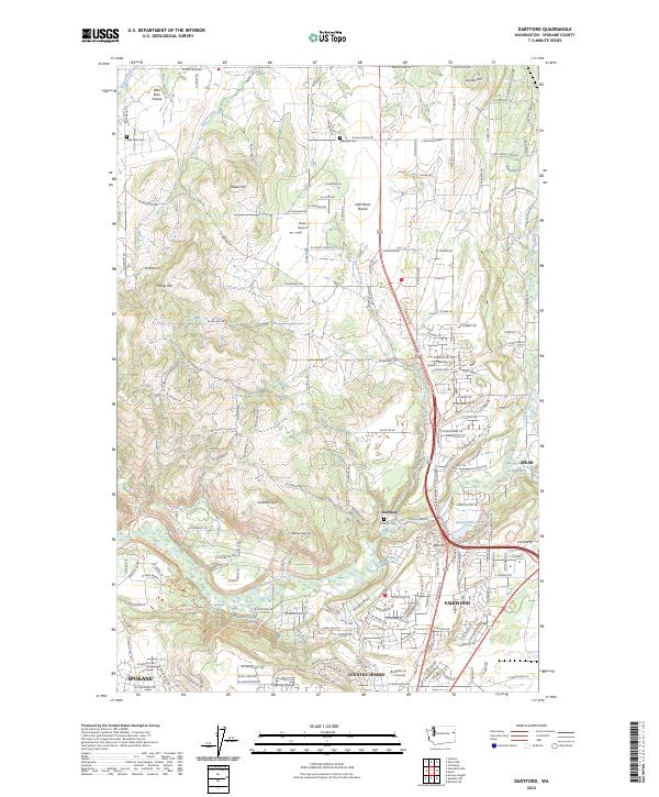 USGS Topographic Map – Dartford