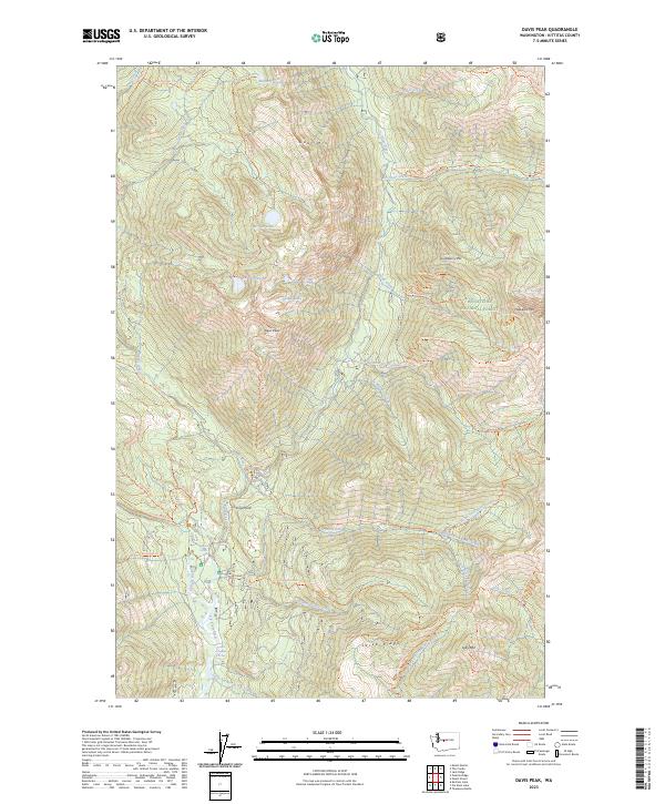 USGS Topographic Map – Davis Peak