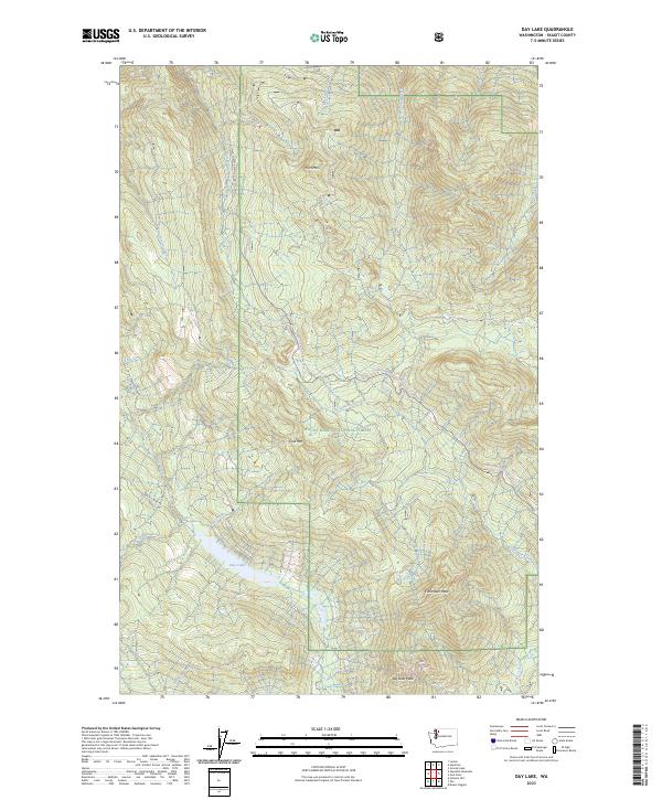 USGS Topographic Map – Day Lake