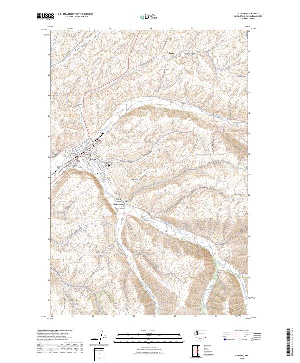 USGS Topographic Map – Dayton