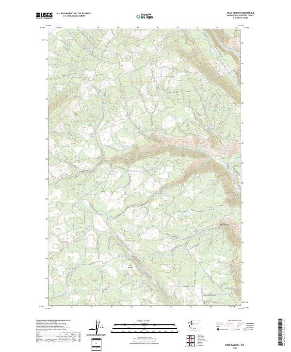 USGS Topographic Map – Dead Canyon