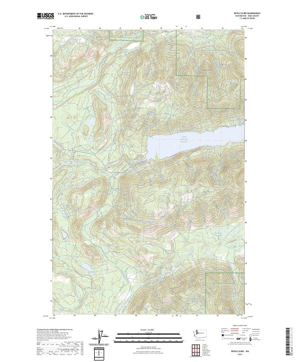 USGS Topographic Map – Devils Slide