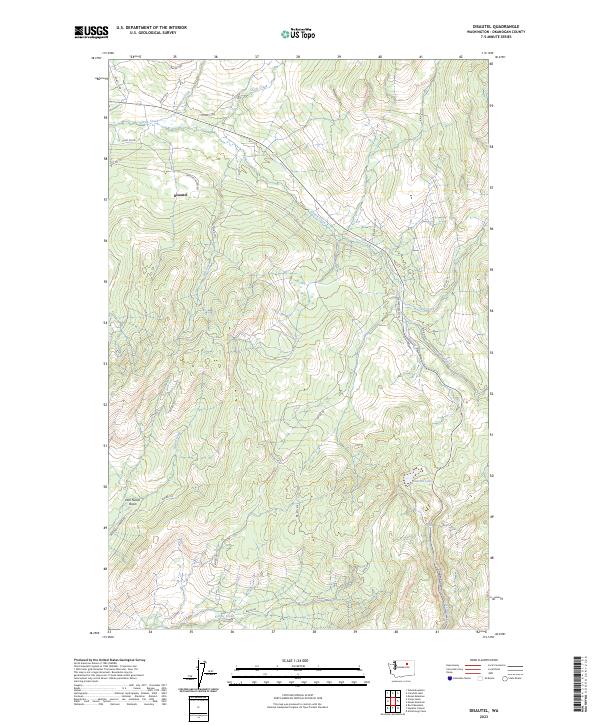 USGS Topographic Map – Disautel
