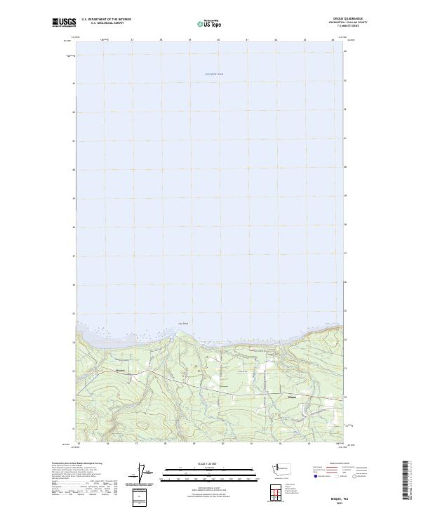 USGS Topographic Map – Disque