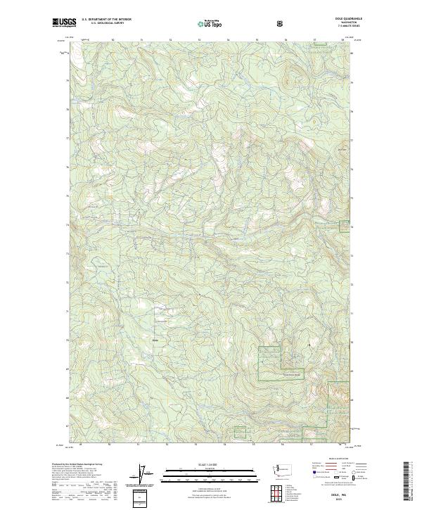 USGS Topographic Map – Dole