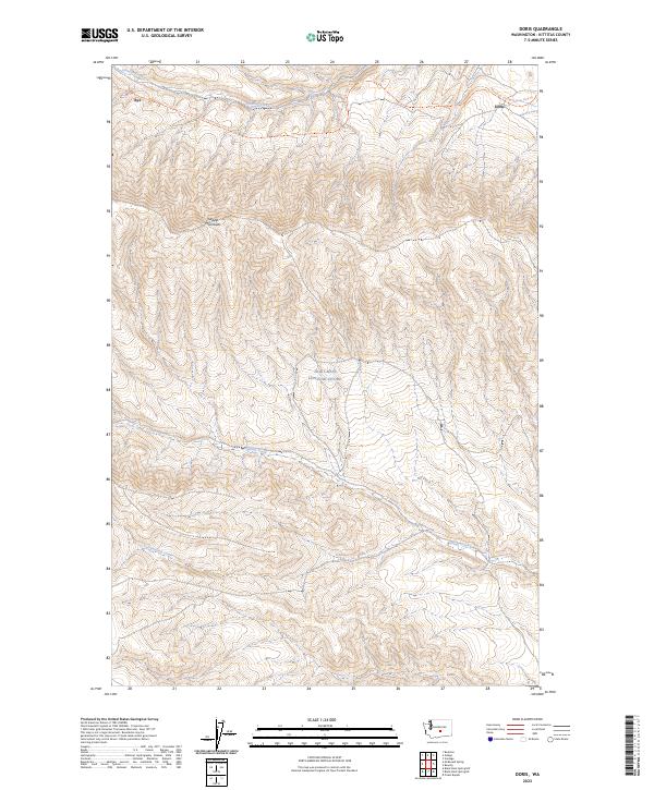 USGS Topographic Map – Doris