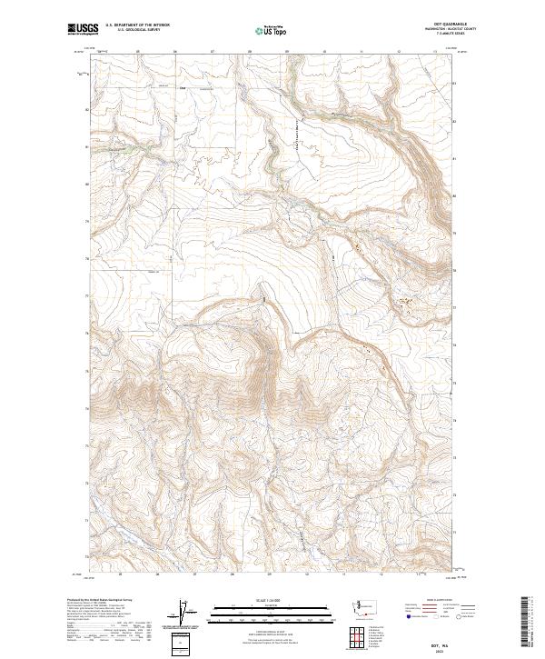 USGS Topographic Map – Dot