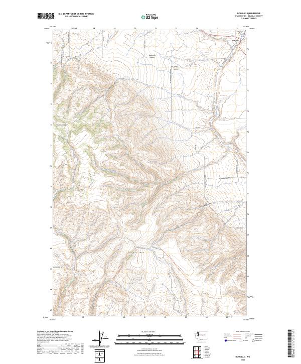 USGS Topographic Map – Douglas