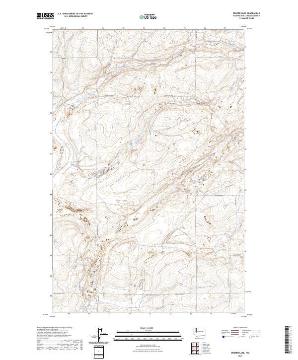 USGS Topographic Map – Draper Lake