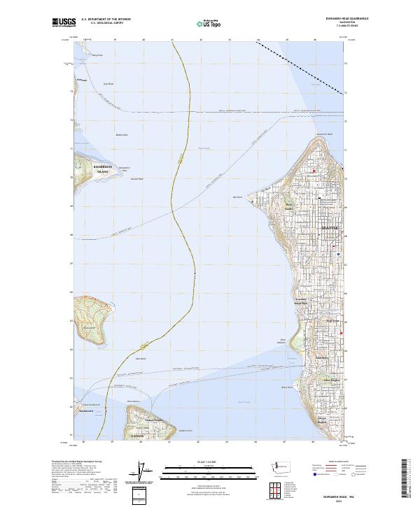 USGS Topographic Map – Duwamish Head