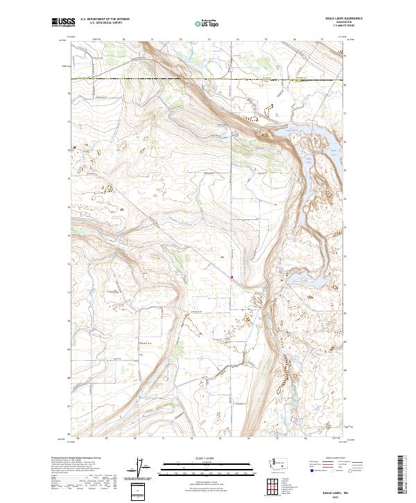 USGS Topographic Map – Eagle Lakes