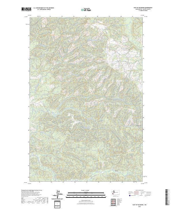 USGS Topographic Map – East of Raymond