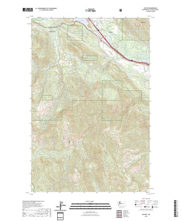 USGS Topographic Map – Easton