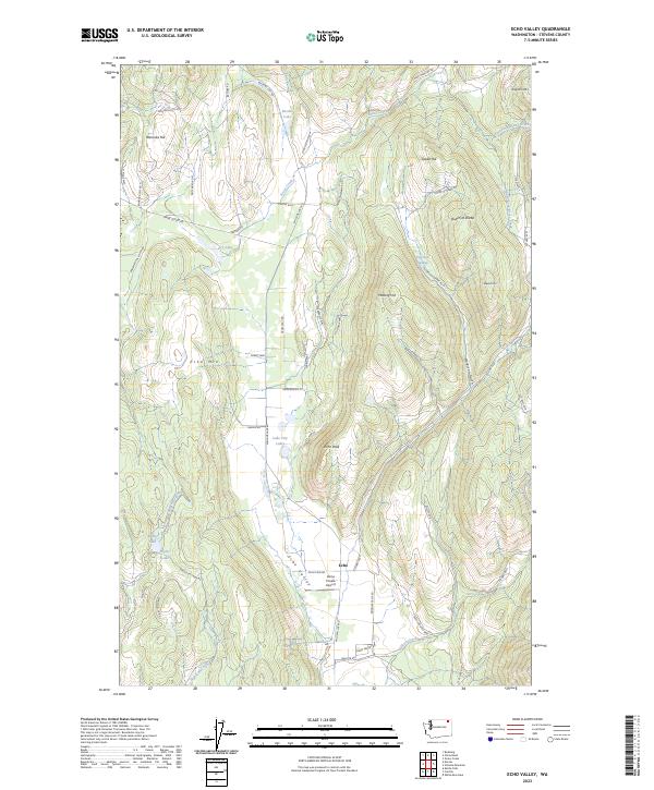 USGS Topographic Map – Echo Valley