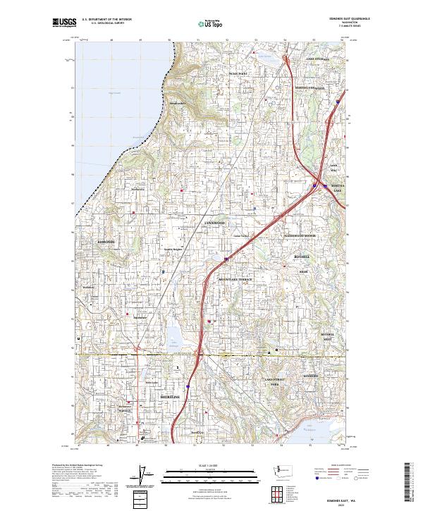 USGS Topographic Map – Edmonds East
