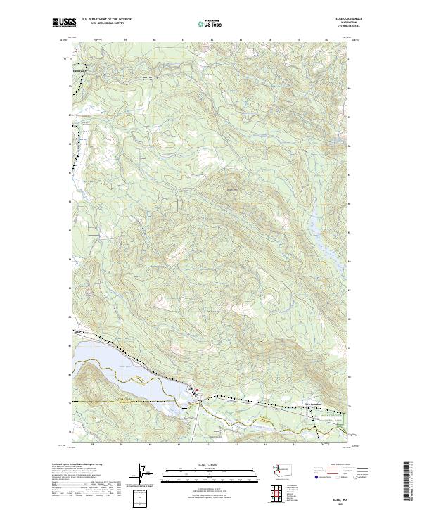USGS Topographic Map – Elbe