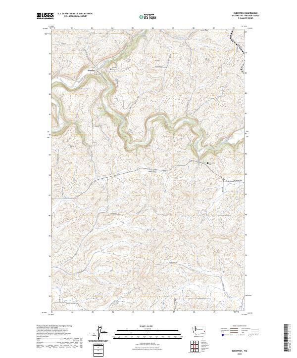 USGS Topographic Map – Elberton