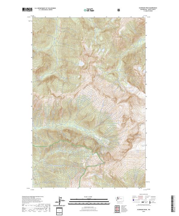 USGS Topographic Map – Eldorado Peak