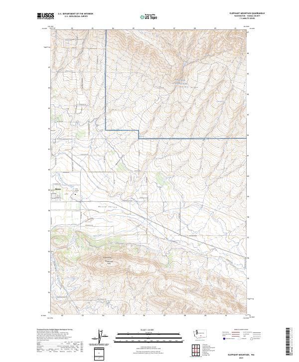 USGS Topographic Map – Elephant Mountain