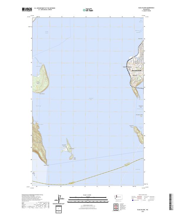 USGS Topographic Map – Eliza Island