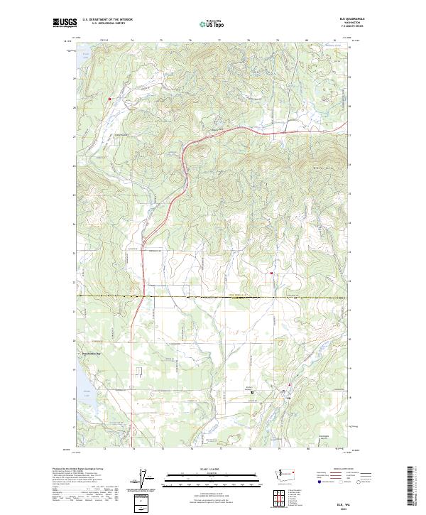 USGS Topographic Map – Elk