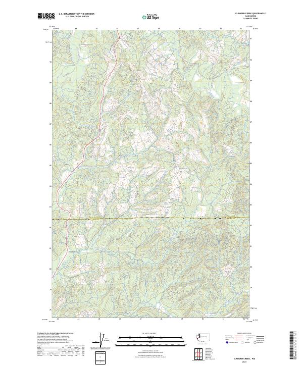 USGS Topographic Map – Elkhorn Creek