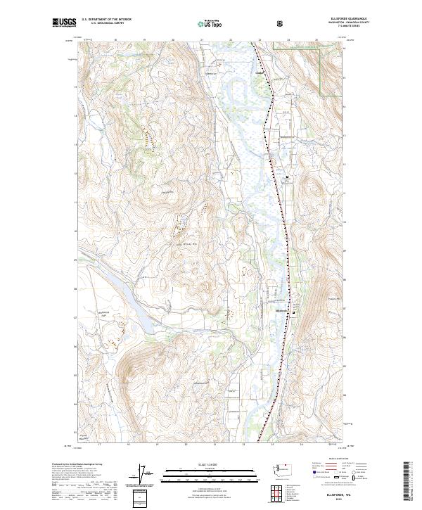 USGS Topographic Map – Ellisforde