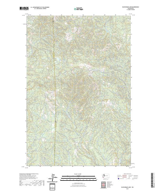 USGS Topographic Map – Elochoman Lake