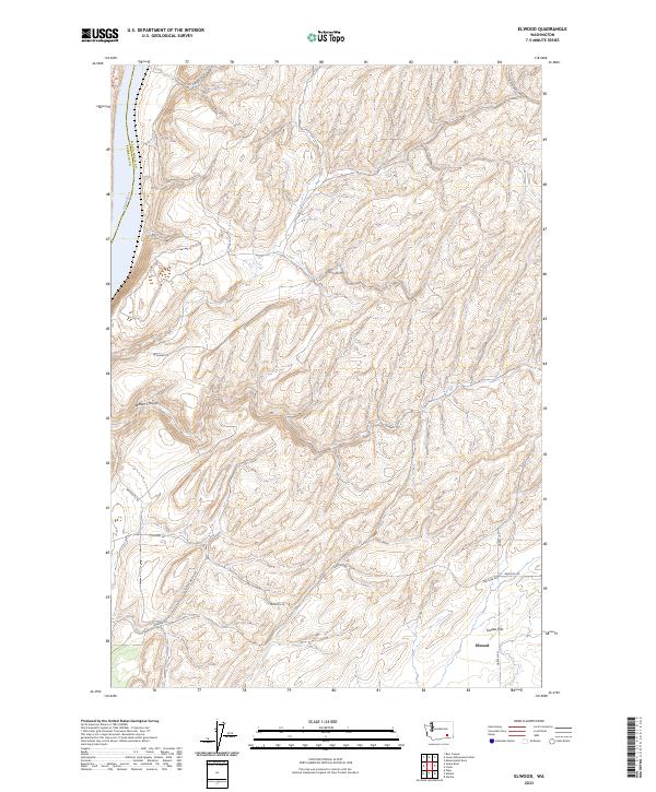 USGS Topographic Map – Elwood