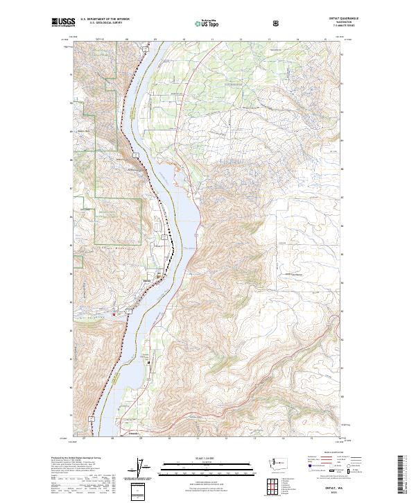 USGS Topographic Map – Entiat