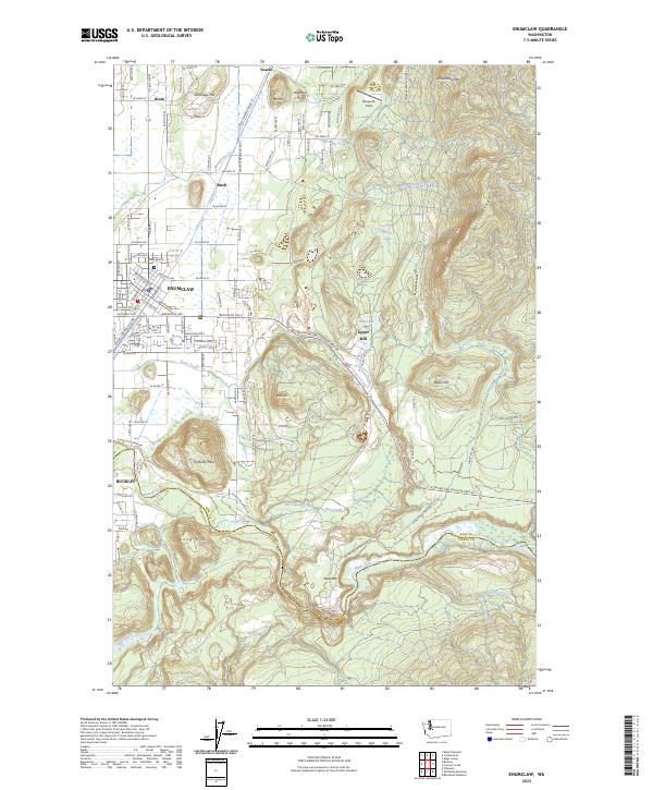 USGS Topographic Map – Enumclaw