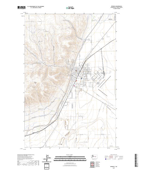 USGS Topographic Map – Ephrata